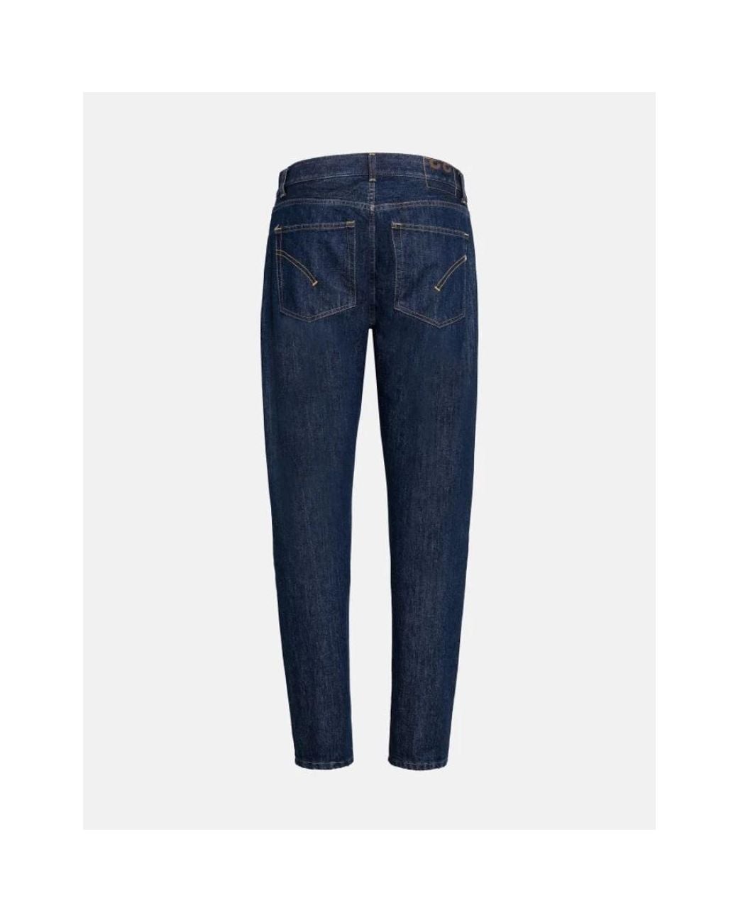 Dondup Blue Straight Fit Jeans for men