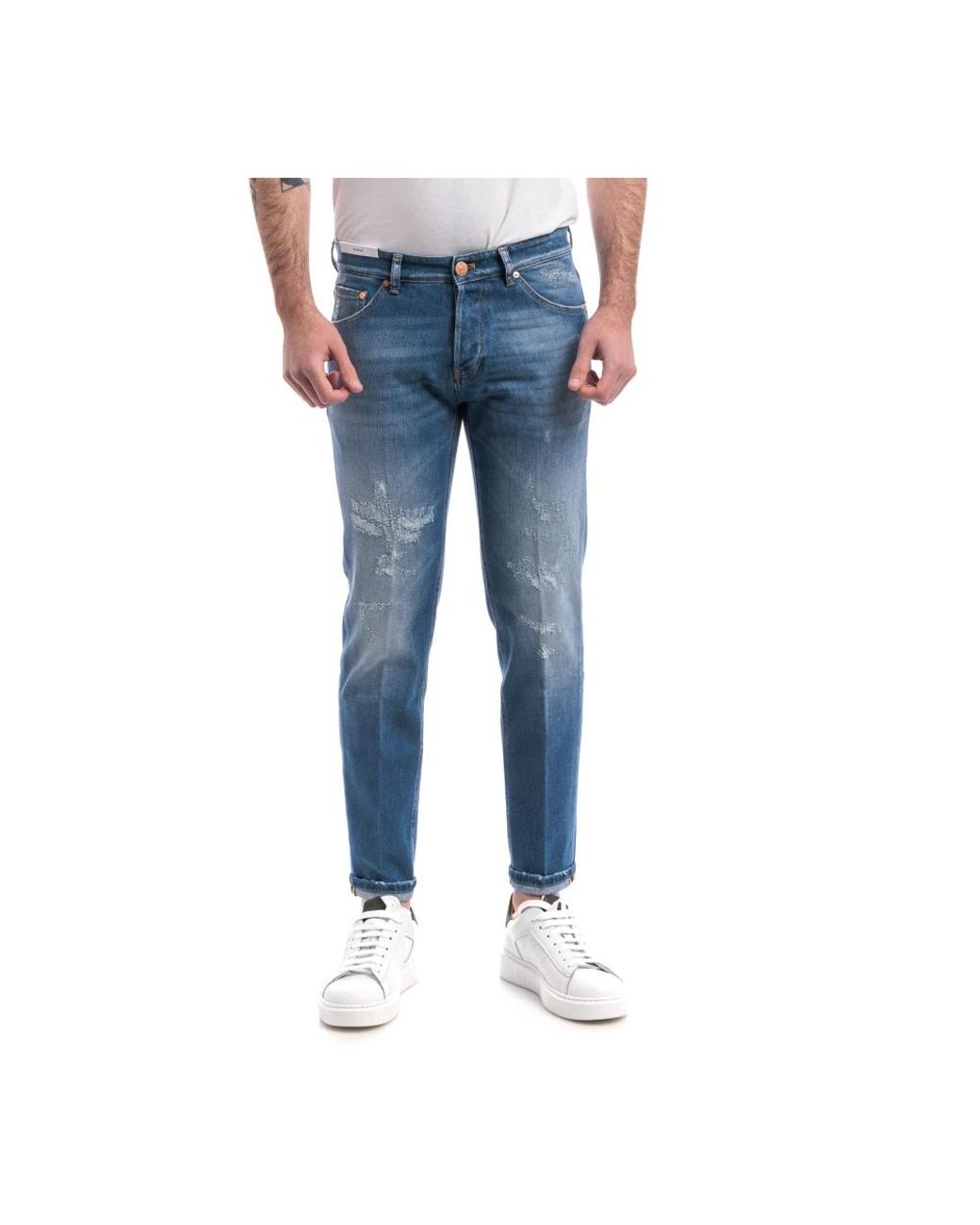PT Torino Blue Slim Fit Jeans for men