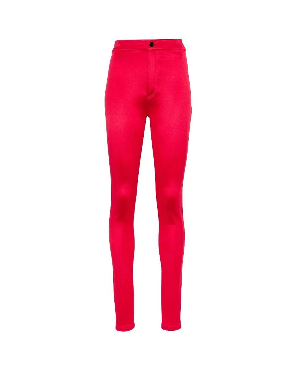 Saint Laurent Red Trousers