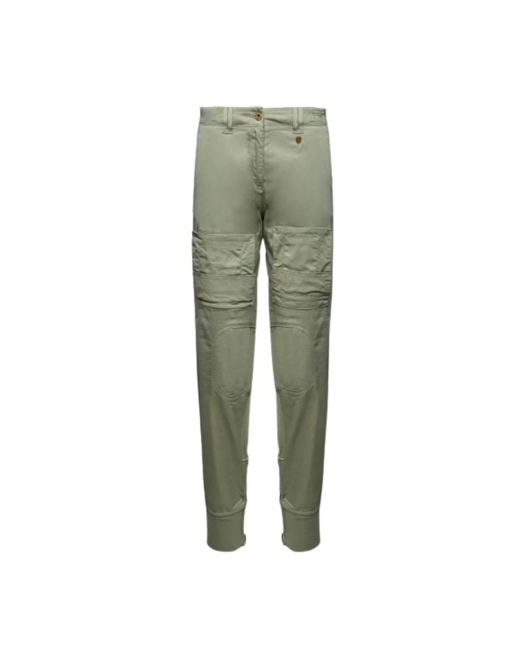 Aeronautica Militare Green Slim-Fit Trousers