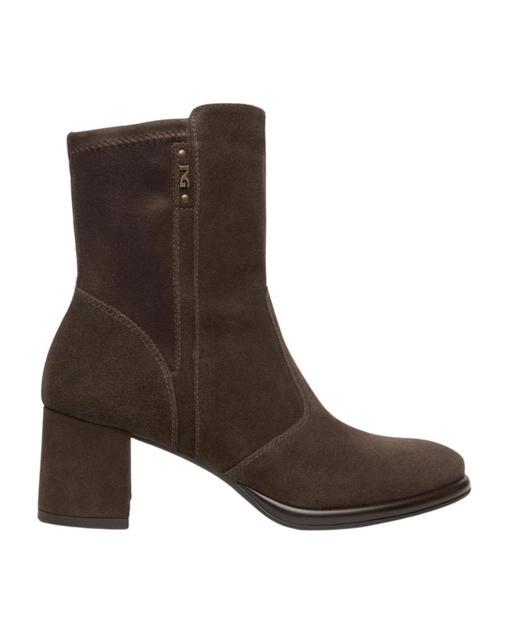 Nero Giardini Brown Heeled Boots
