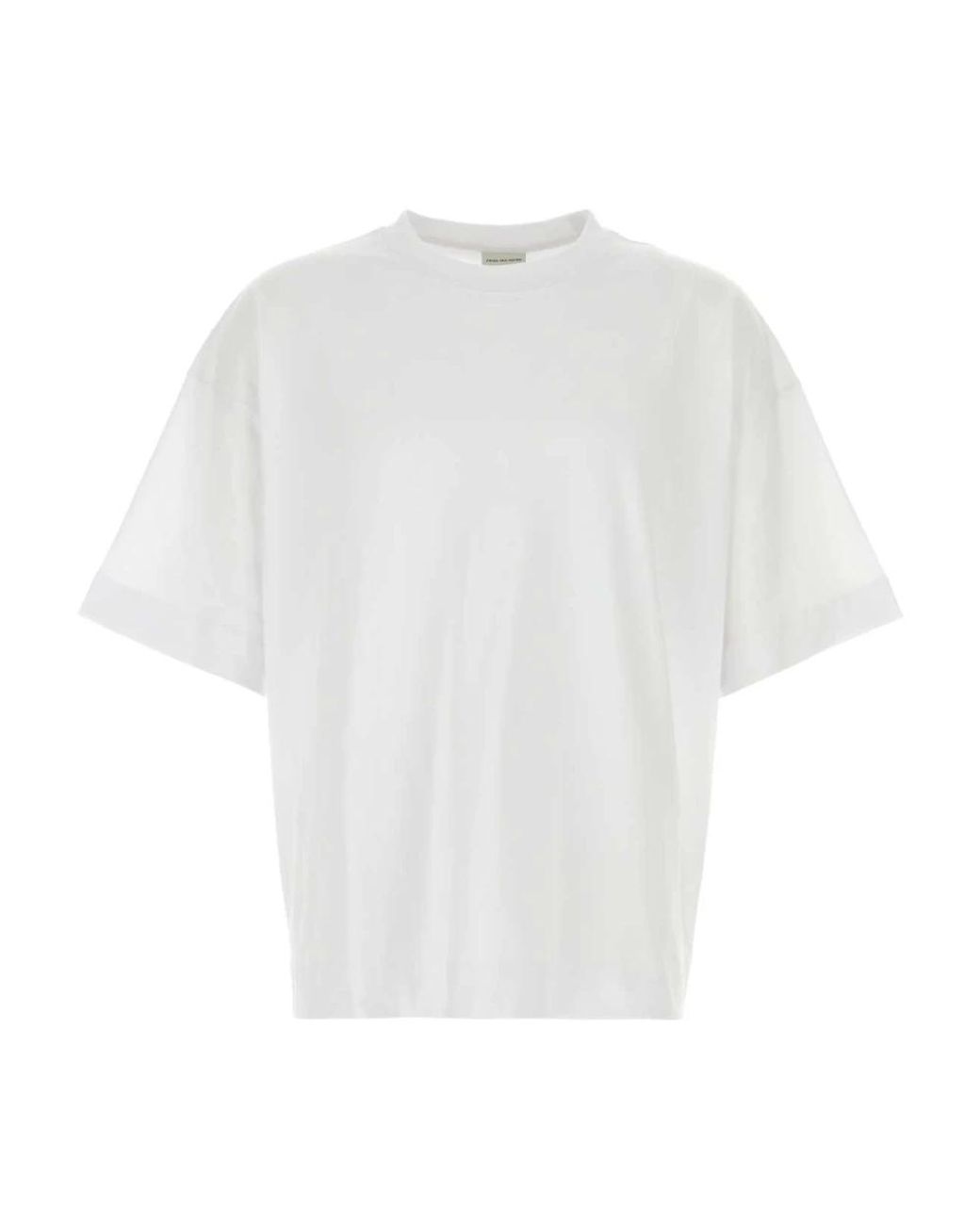Dries Van Noten Tops ,Wit ,Katoen Heno Oversize T-Shirt in het White voor heren