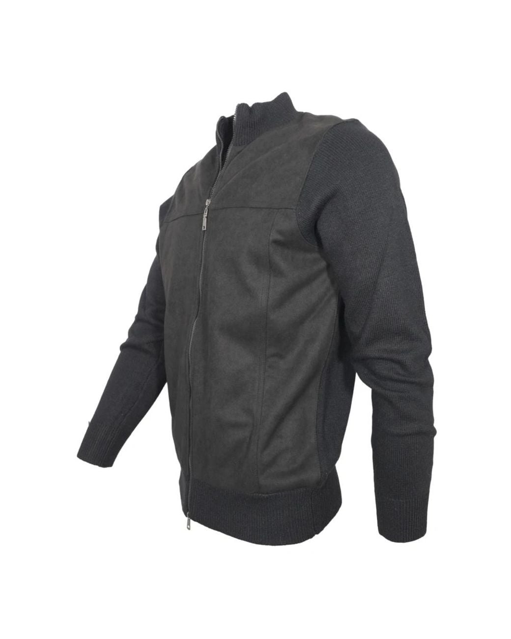 Cashmere Company Black Leather Jackets for men