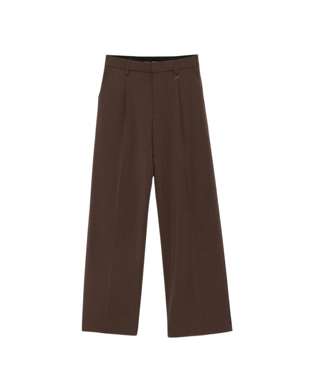 Dondup Brown Wide Trousers