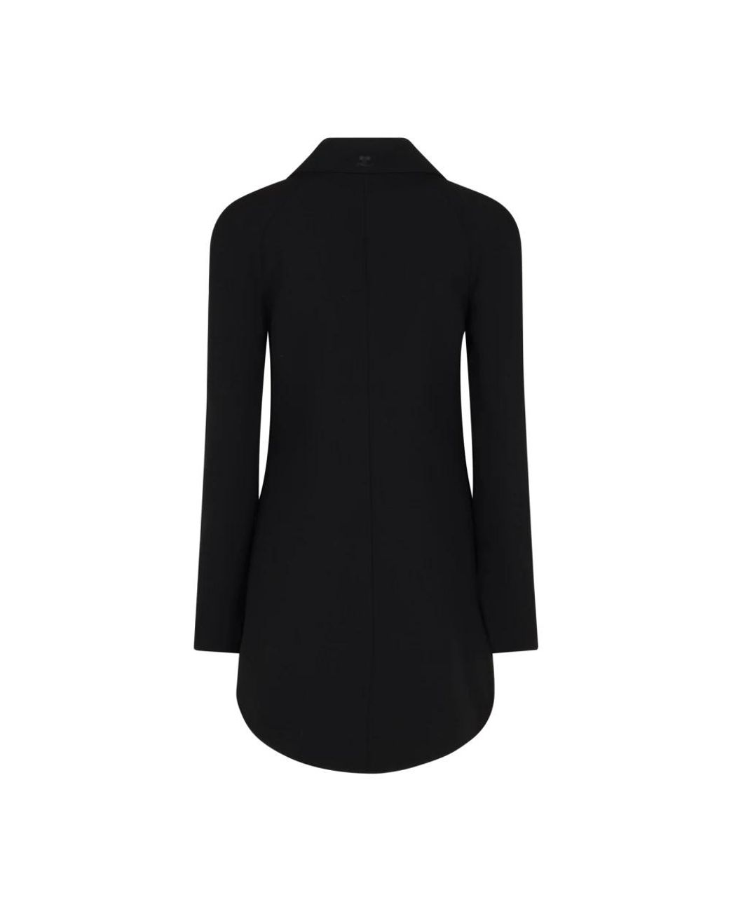 Courreges Black Single-Breasted Coats