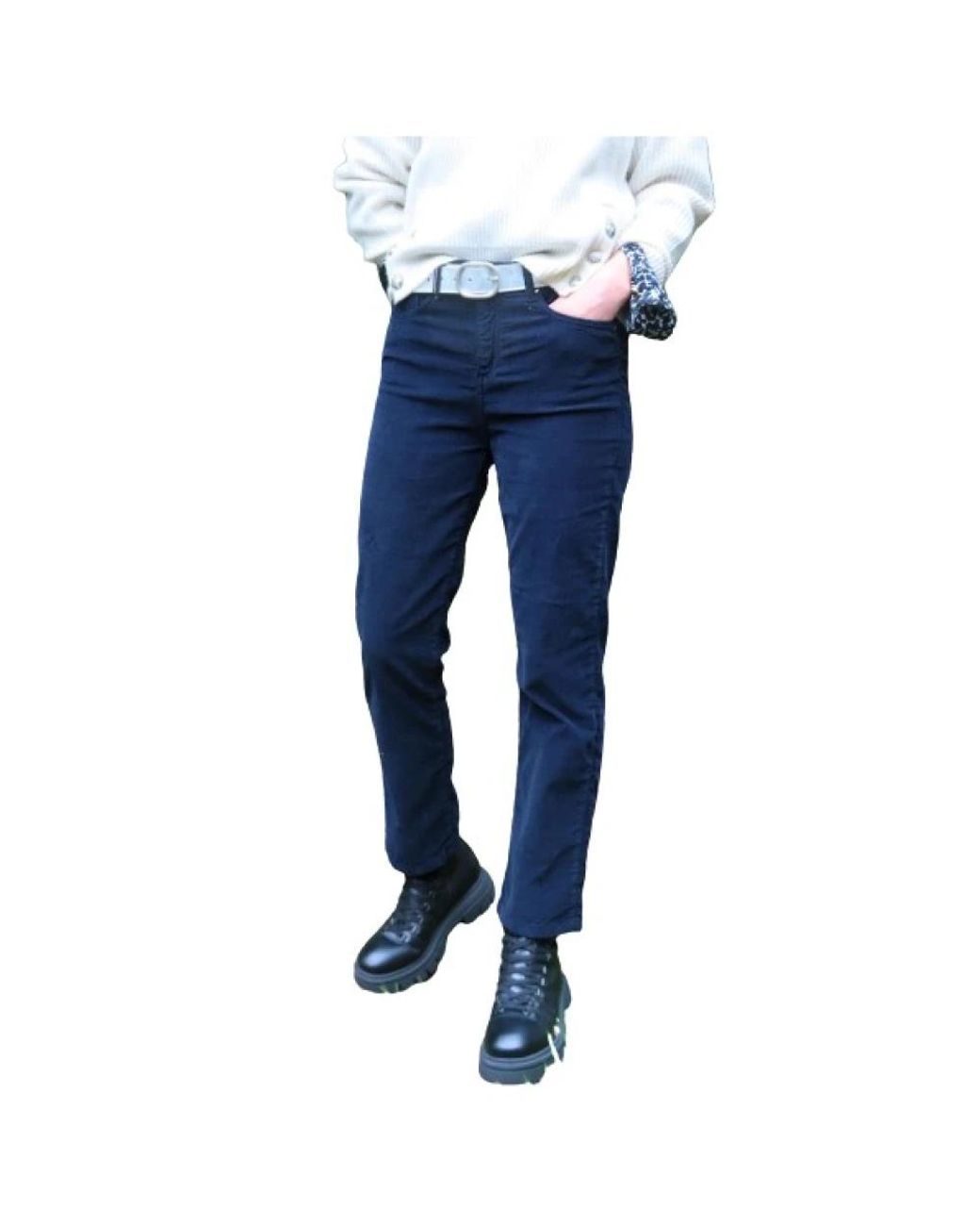 Islow Blue Straight Trousers