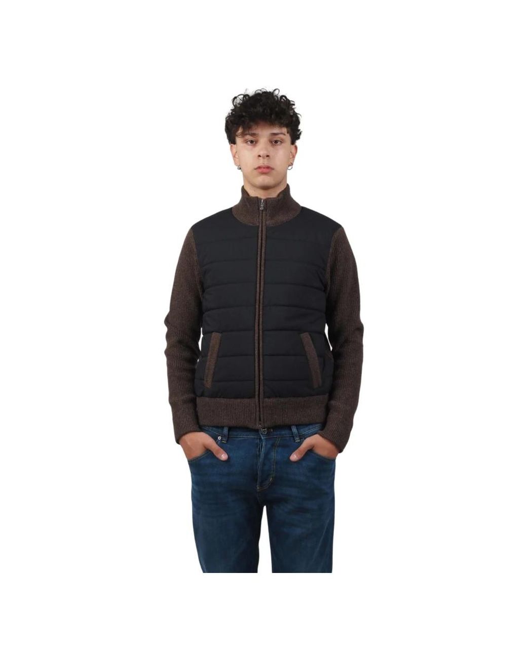 Winter Jackets Barba Napoli pour homme en coloris Black