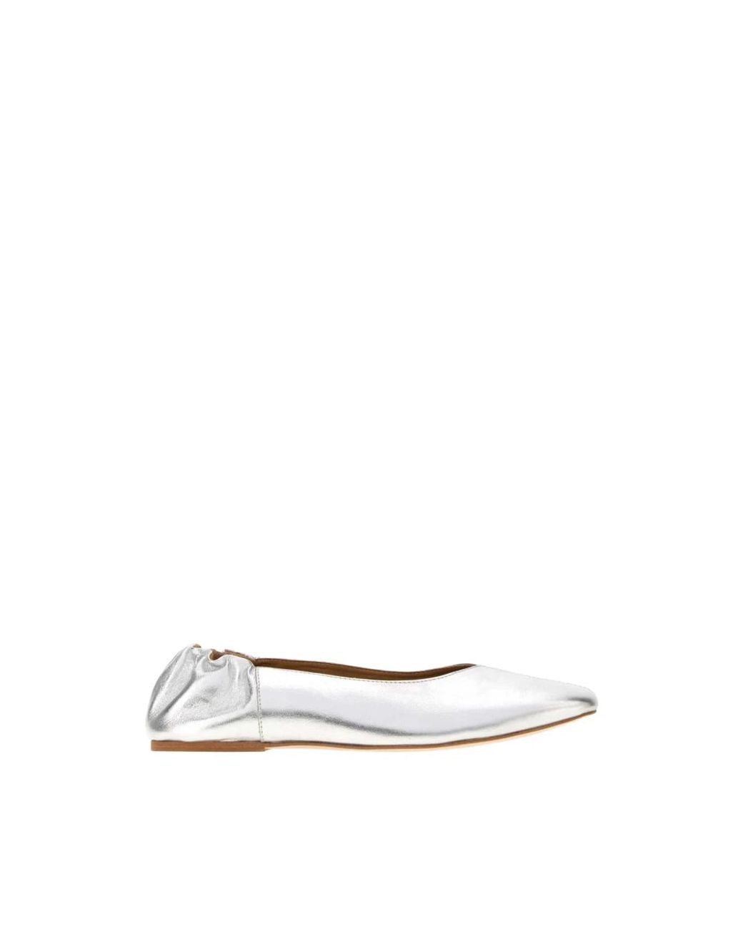 A.P.C. White Ballerina Shoes