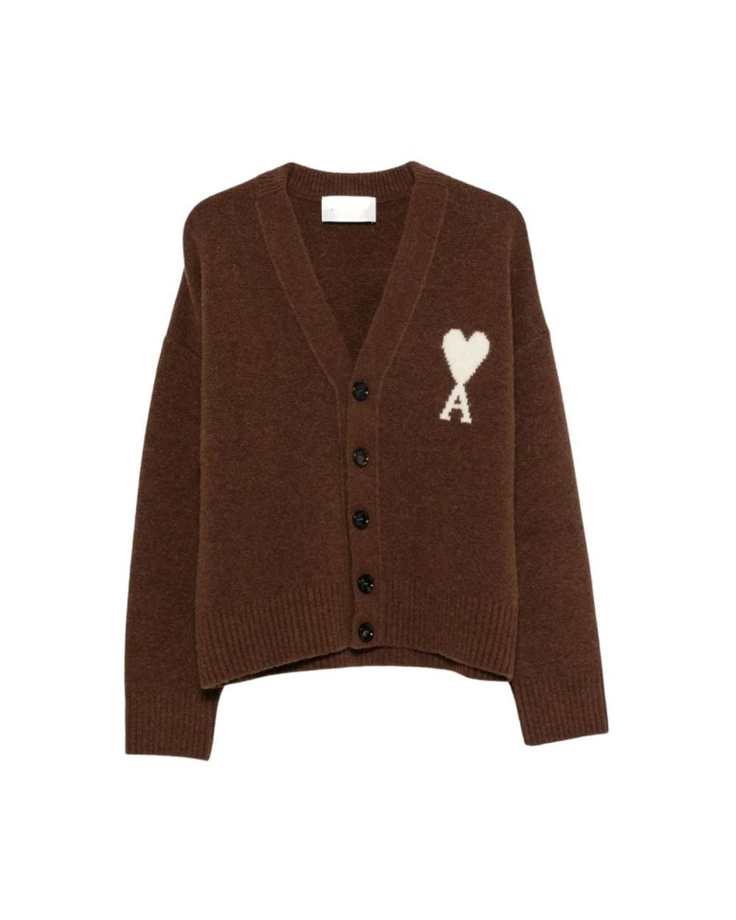 AMI Brown Cardigans for men