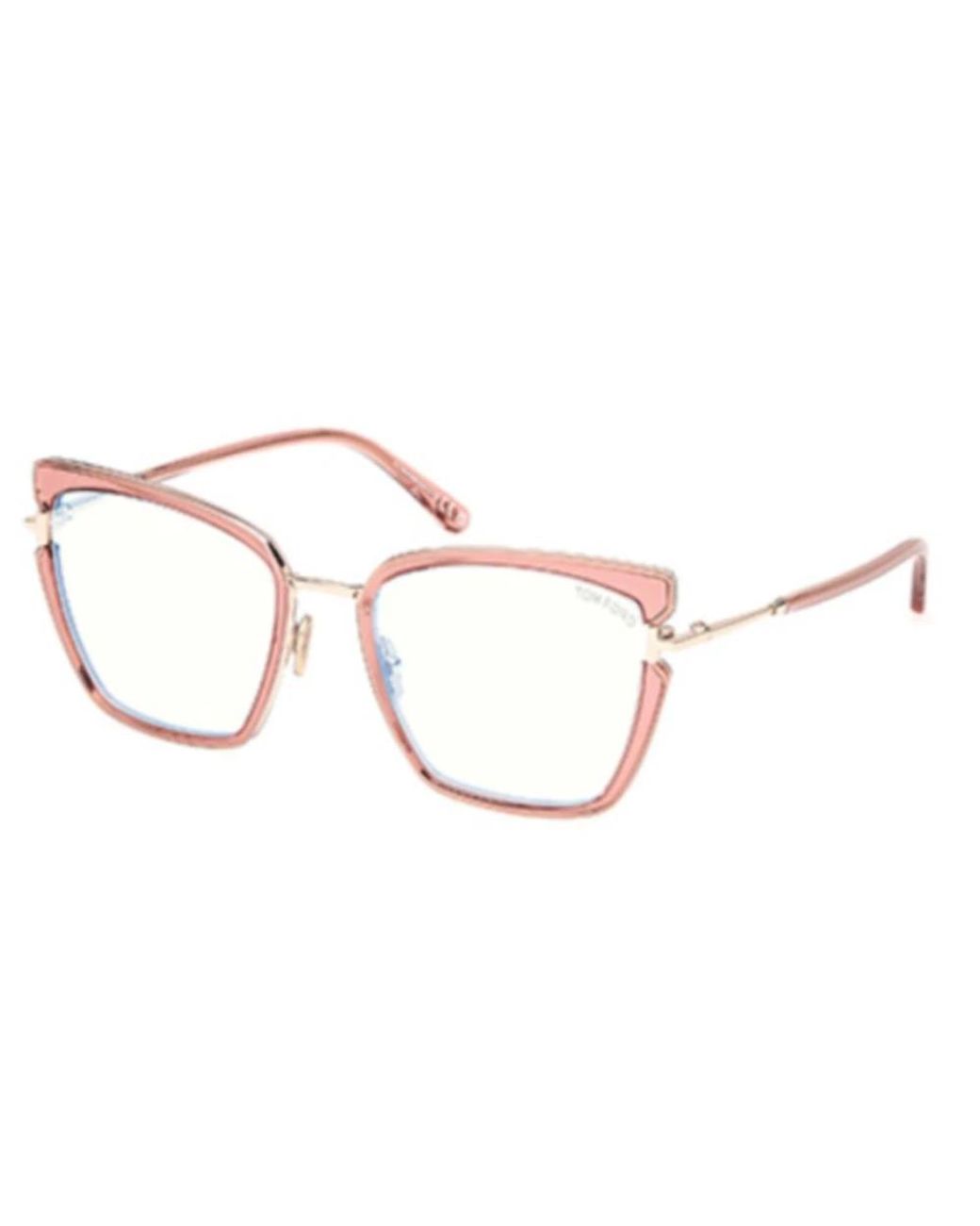 Tom Ford Block Butterfly Optical in het Metallic