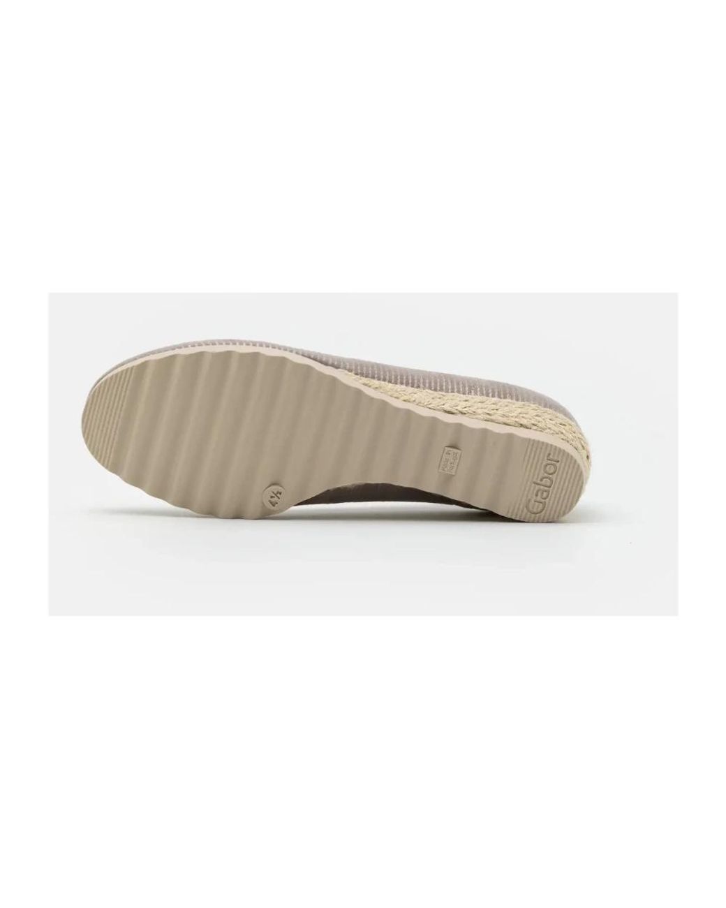 Wedges Gabor en coloris Natural