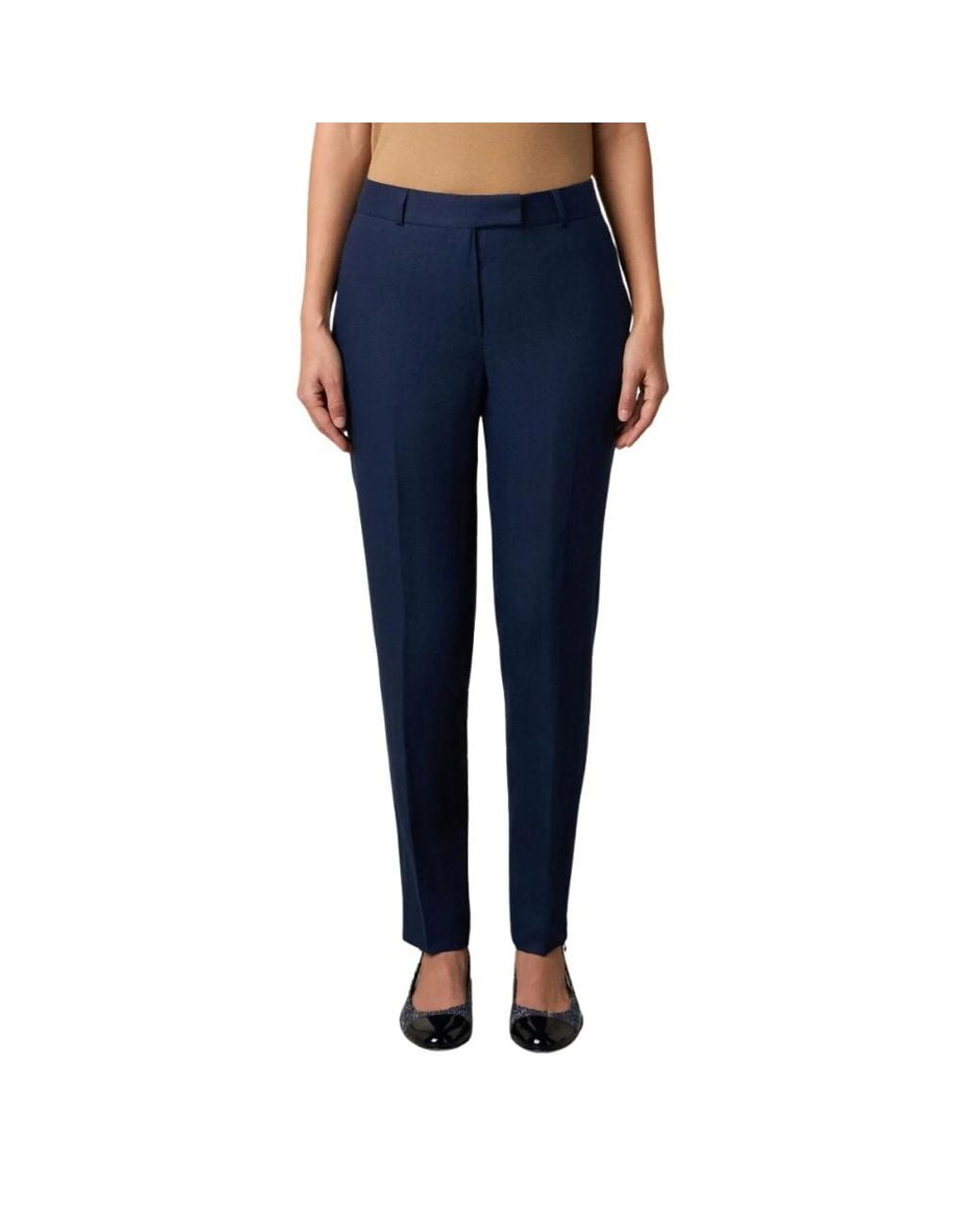 Brooks Brothers Blue Slim-Fit Trousers