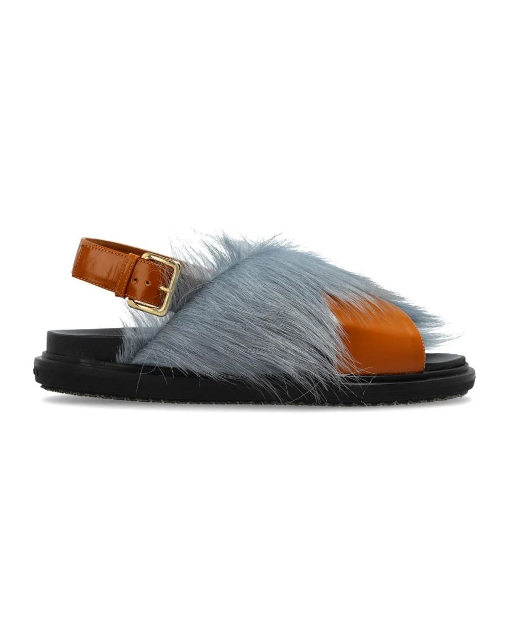 Flat Sandals Marni en coloris Blue
