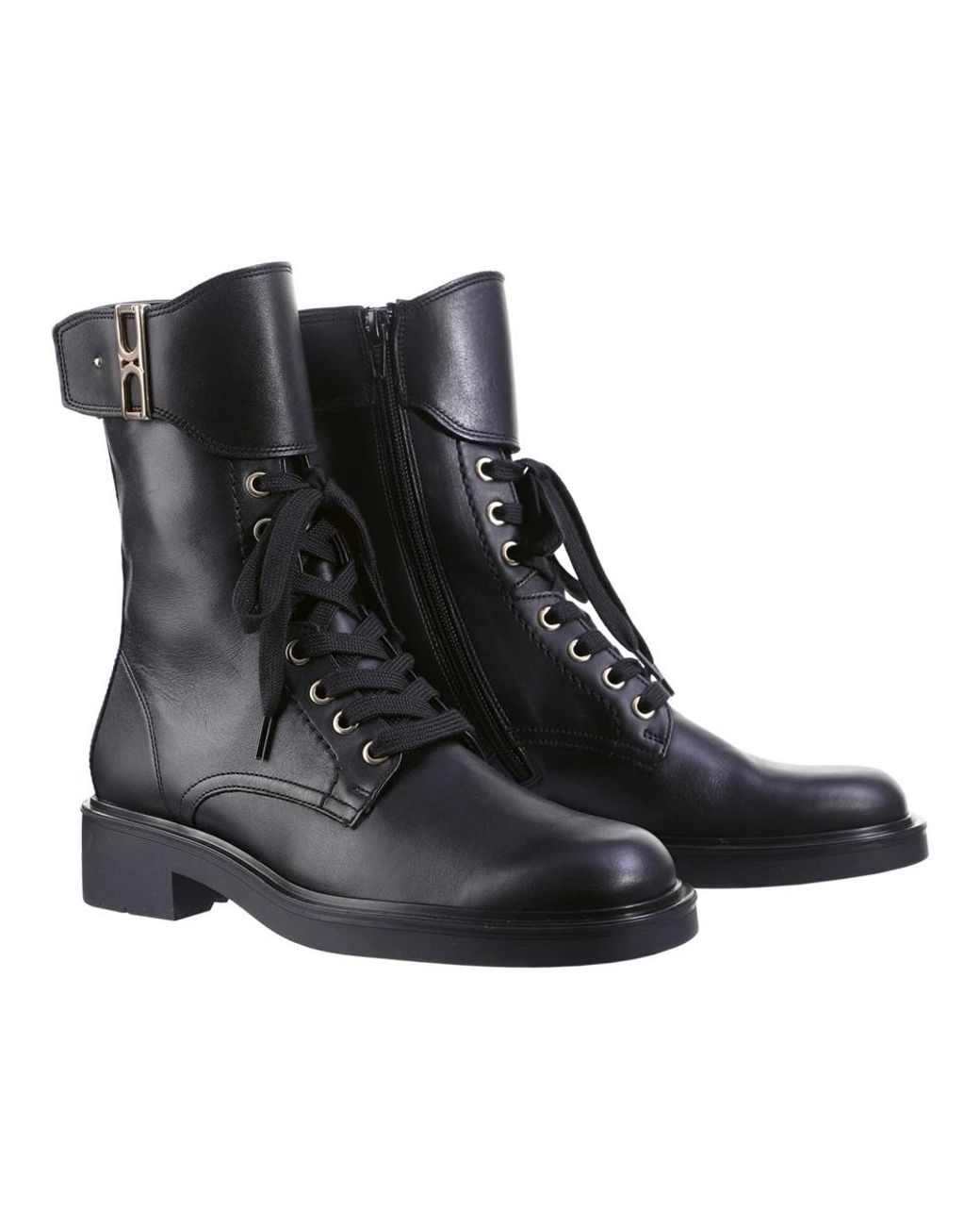 Högl Black Lace-Up Boots