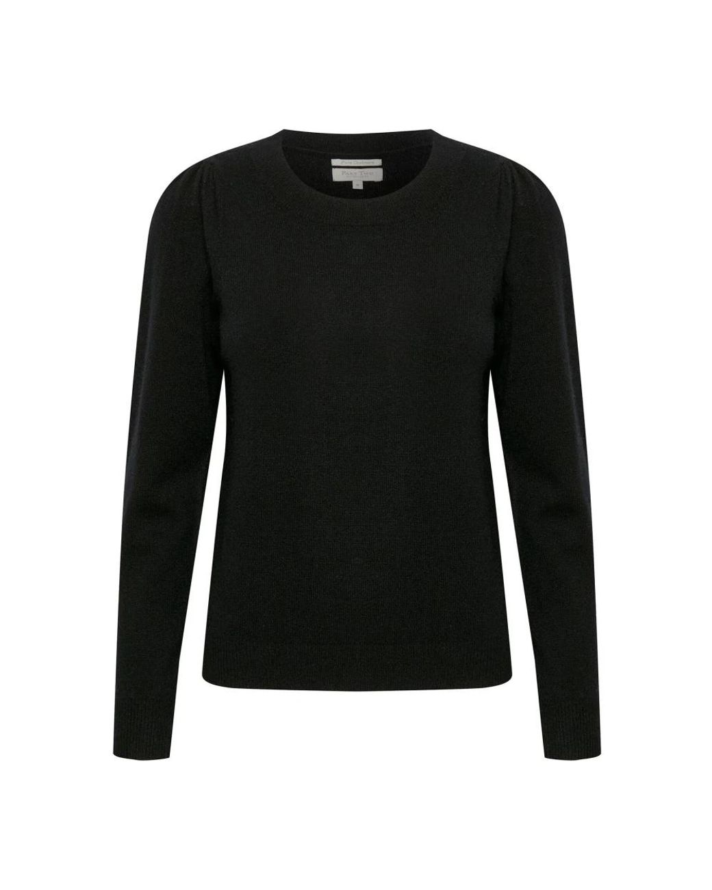 Part Two Black Kaschmir Schwarzer Strickpullover