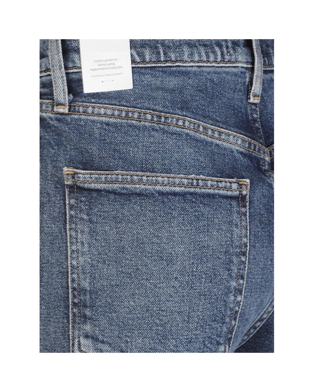Agolde Blue Straight Fit Jeans