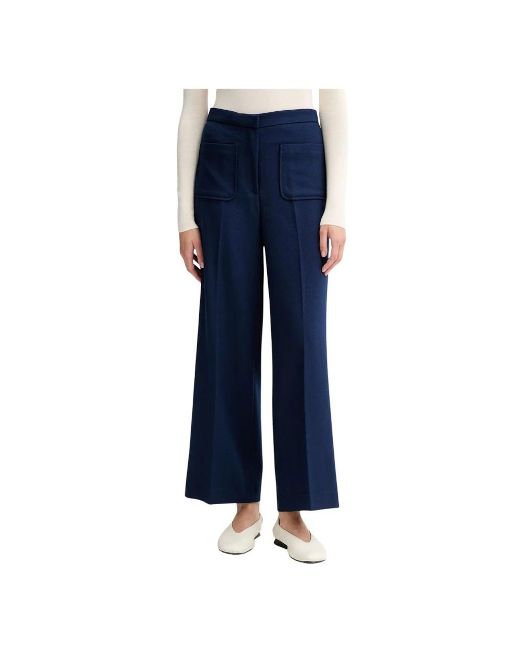 Sessun Wijde Broek in het Blue