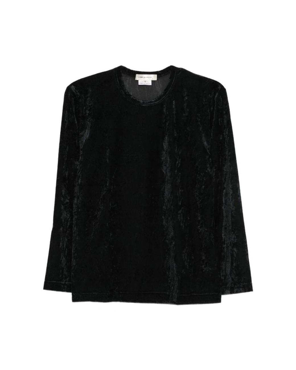 Comme des Garçons Black Long Sleeve T-Shirts