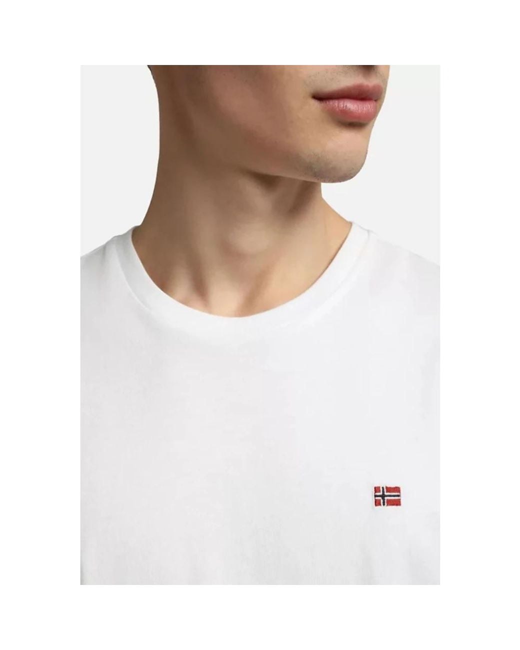 Napapijri White T-Shirts for men