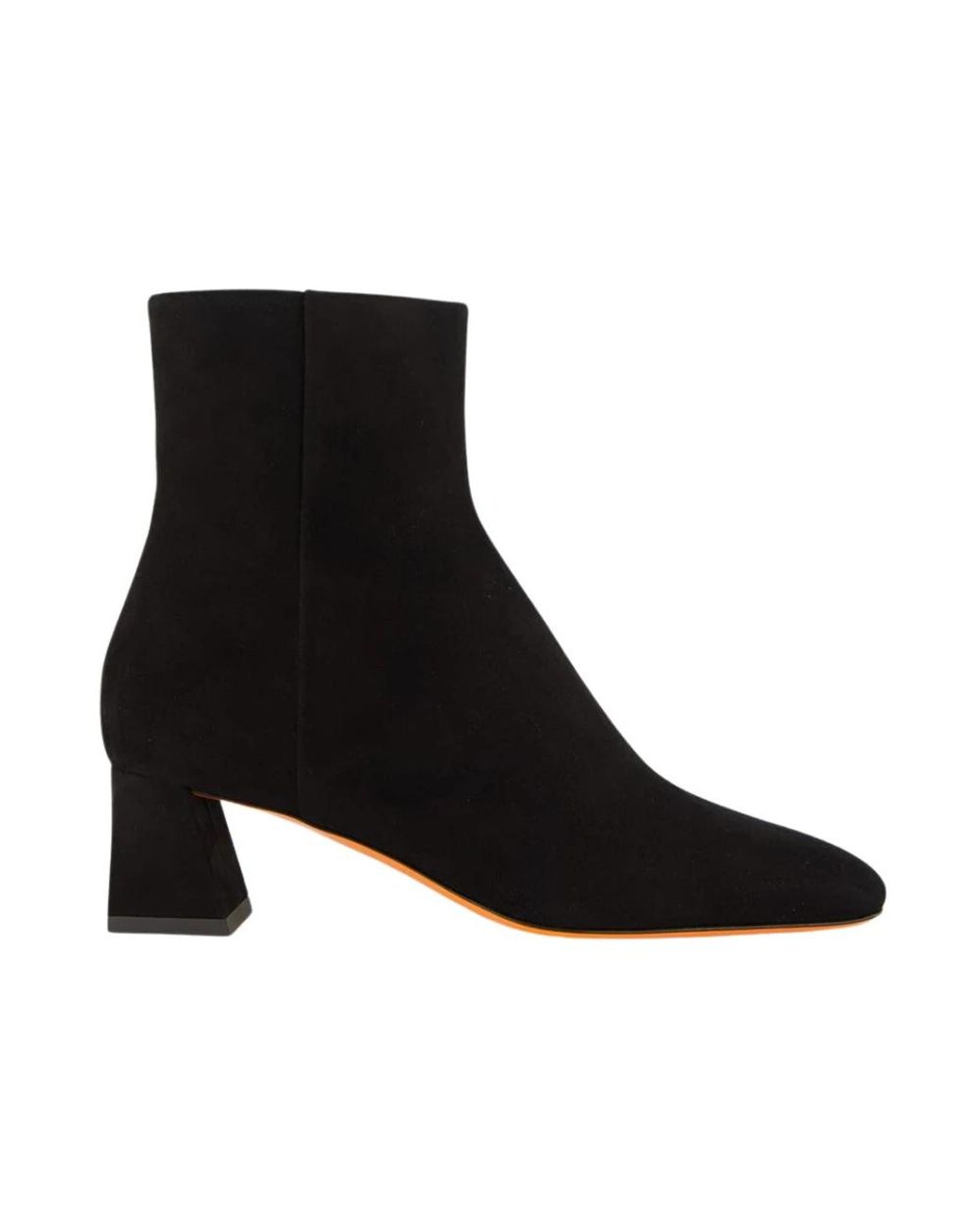 Santoni Black Heeled Boots