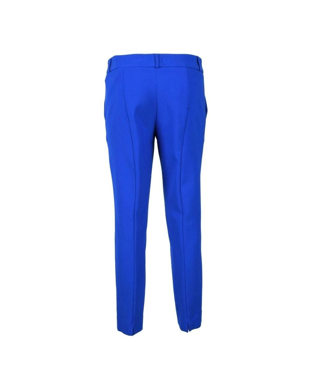 SIMONA CORSELLINI Blue Slim-Fit Trousers