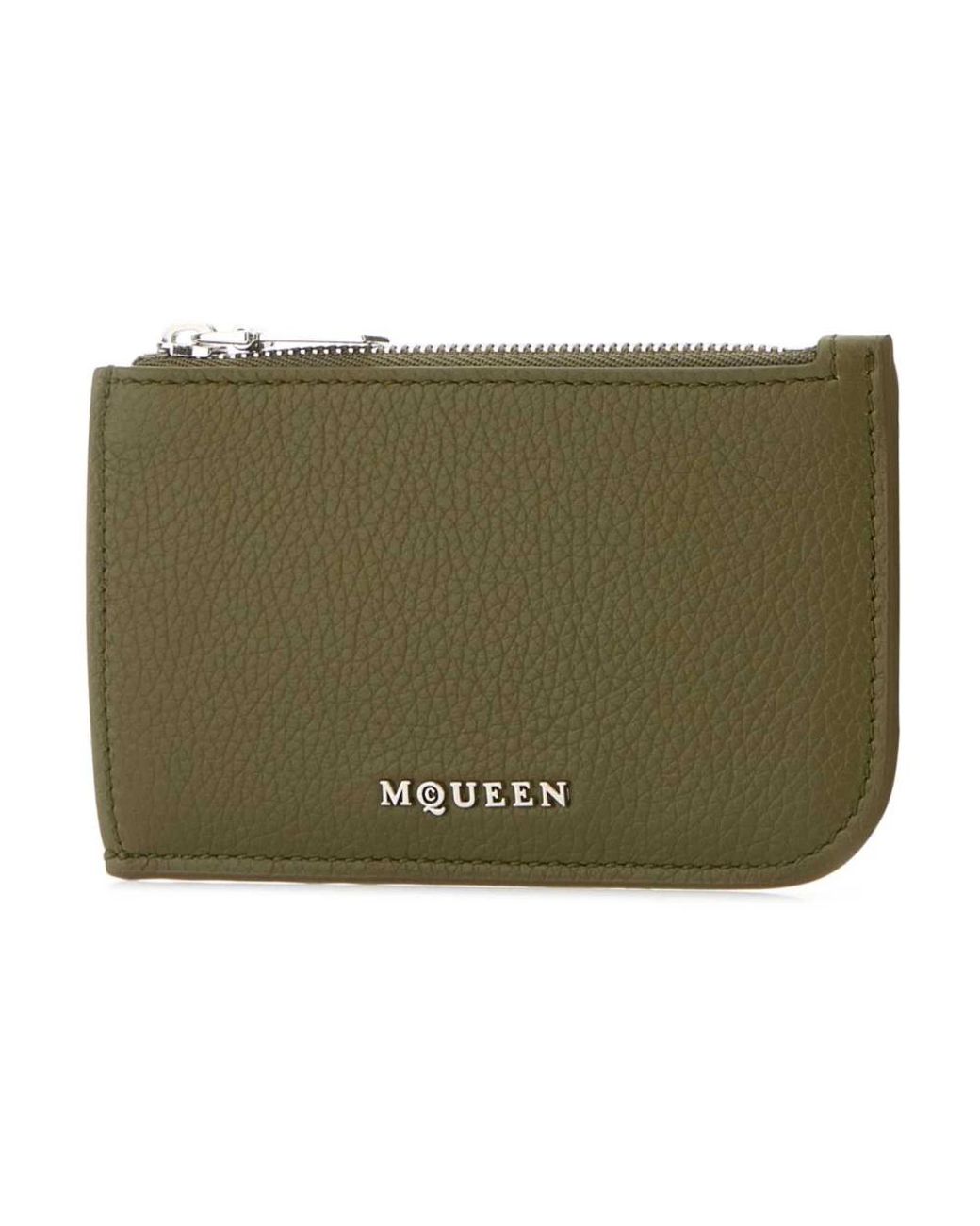 McQueen Green Wallets & Cardholders for men