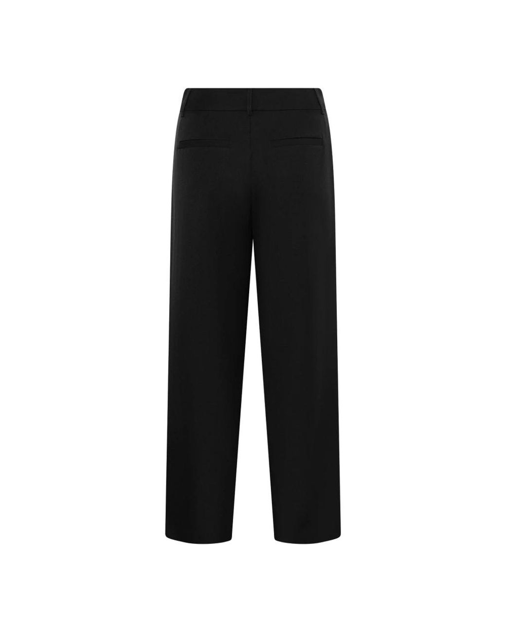 Wide Trousers Kaffe de color Black