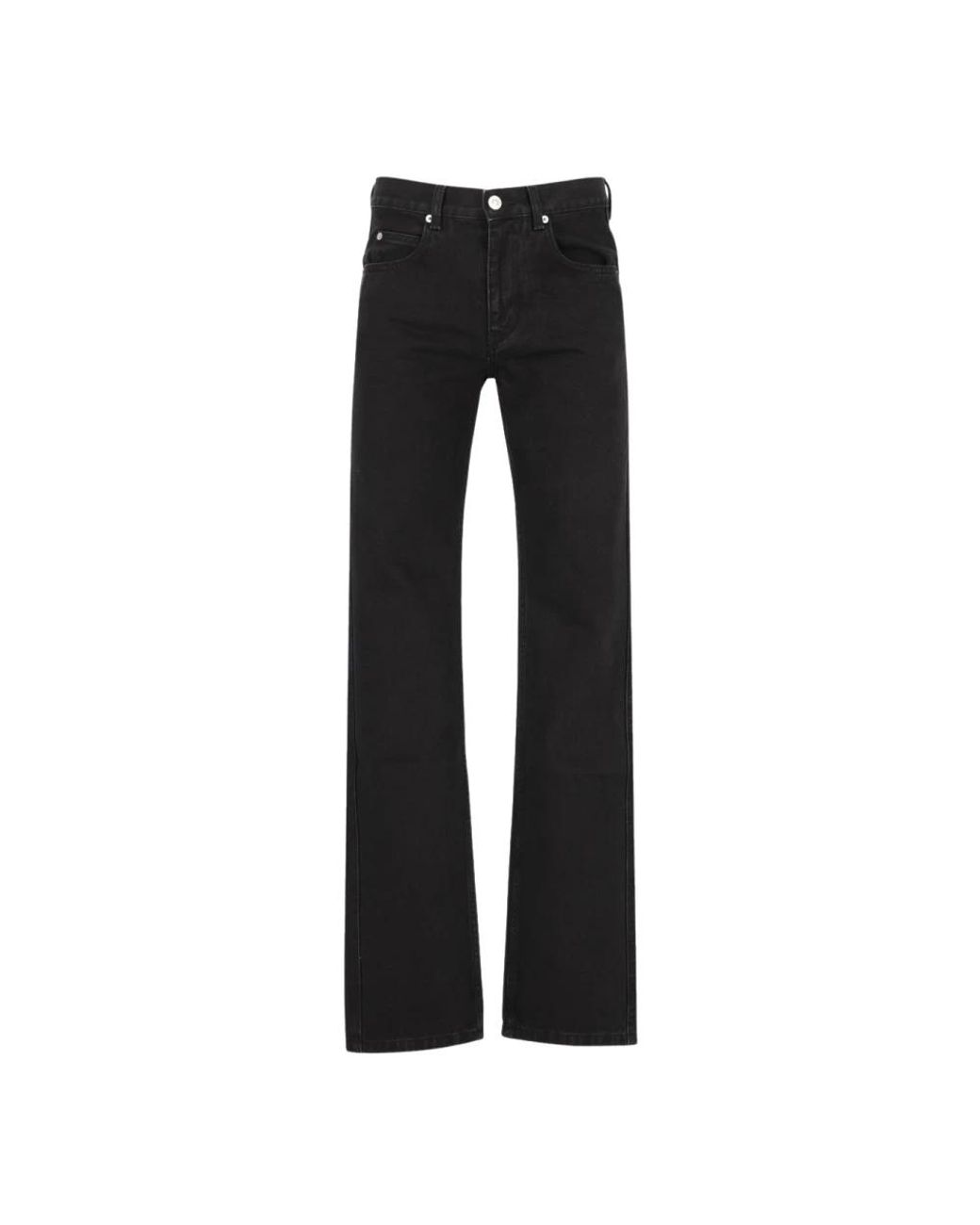 Isabel Marant Black Straight Fit Jeans for men
