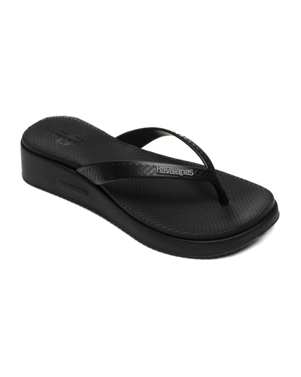 Havaianas Black High Platform Flip Flop