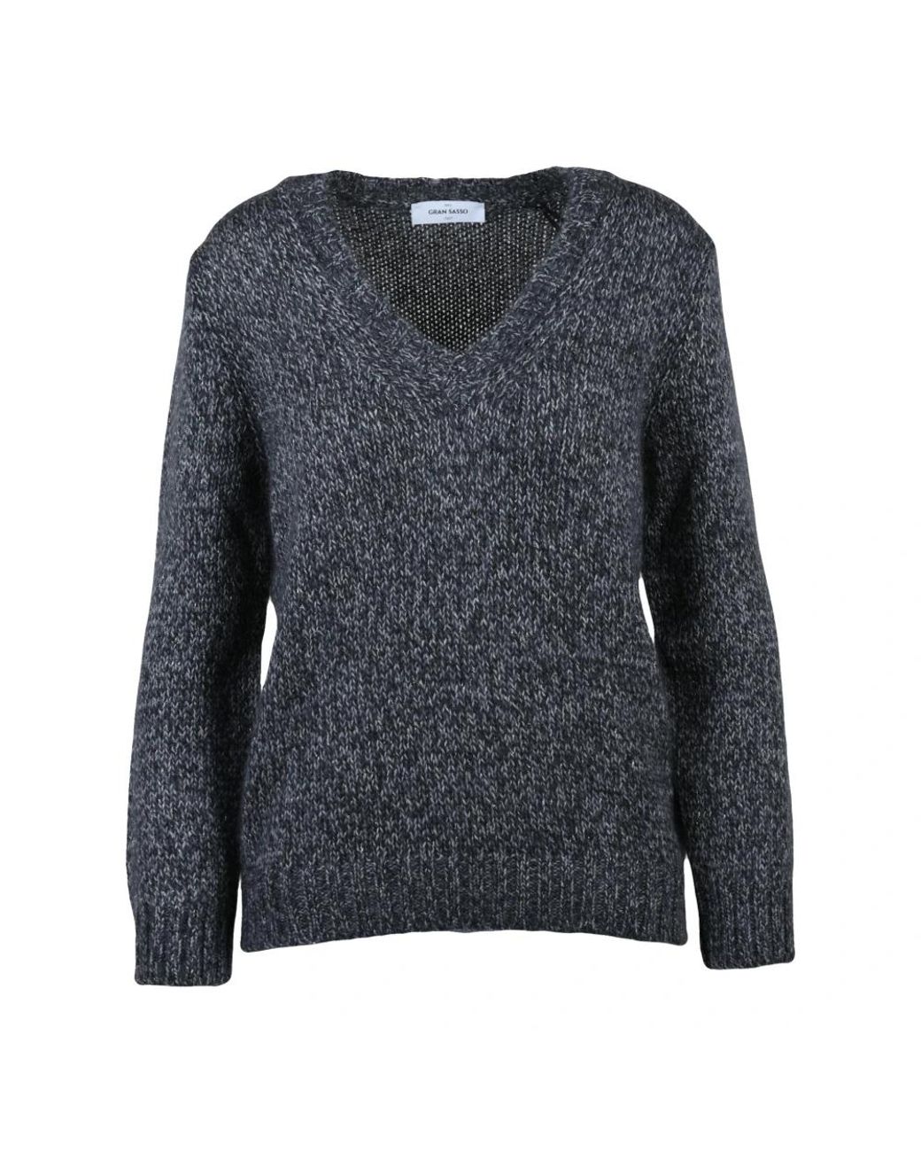 Gran Sasso Pullover Met V-Hals in het Black