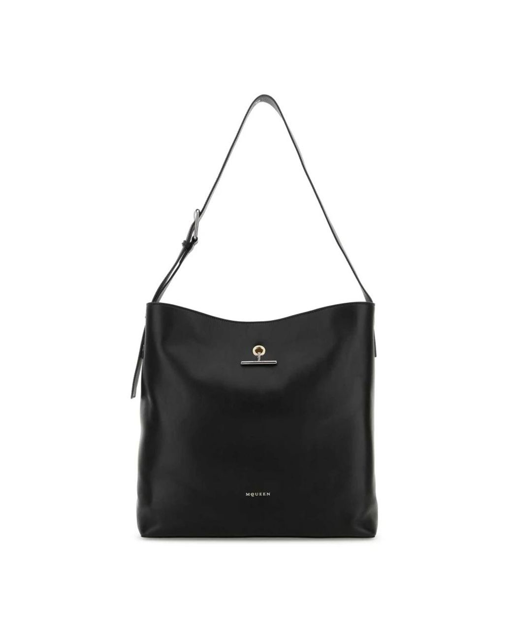 McQueen Black Shopping Bags for men