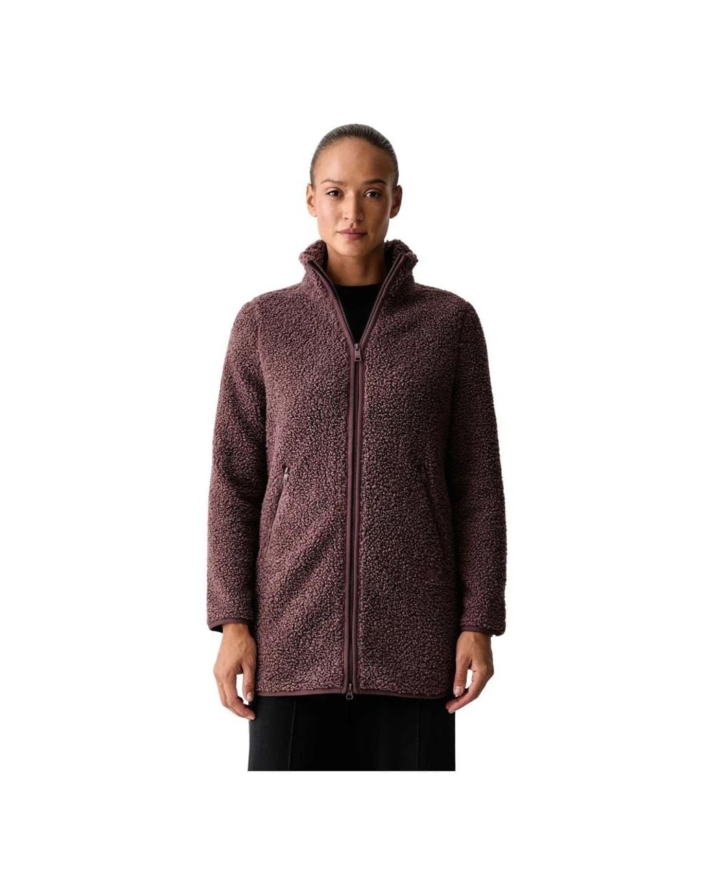 Jack Wolfskin High Curl Coat in het Red