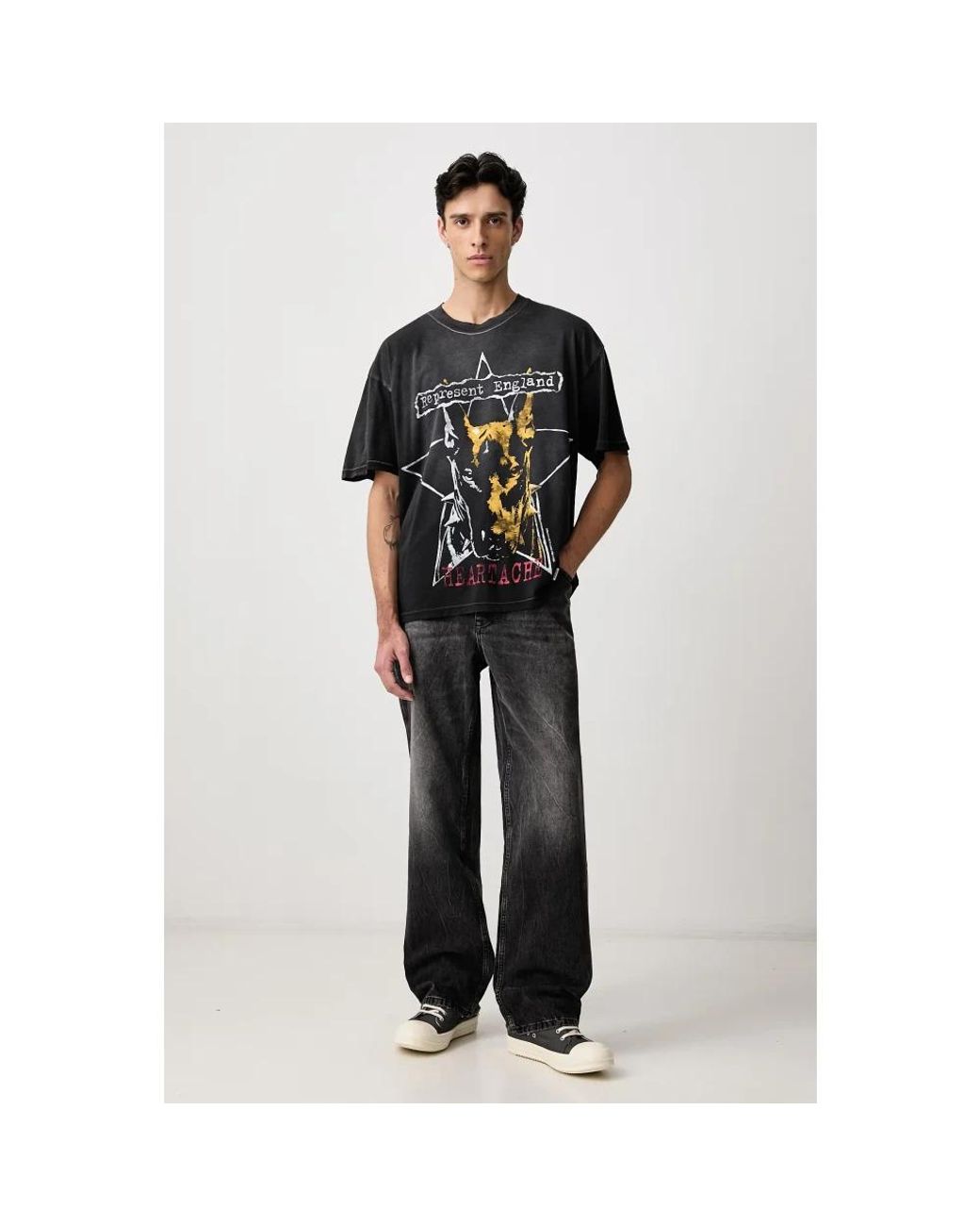 T-Shirts di Represent in Black da Uomo