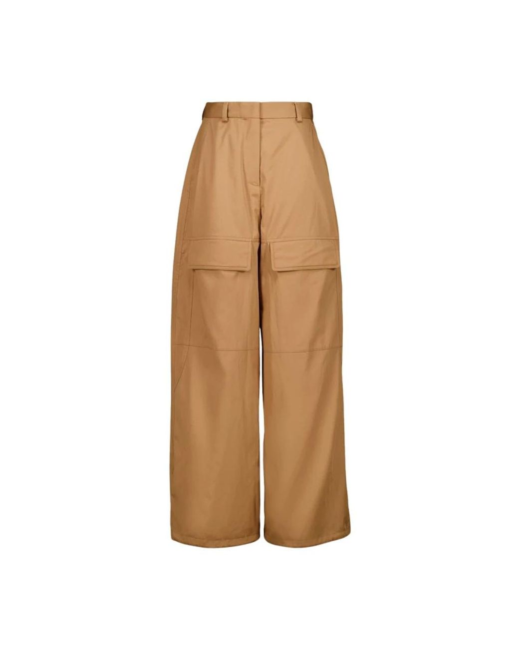 Stella McCartney Brown Wide Trousers