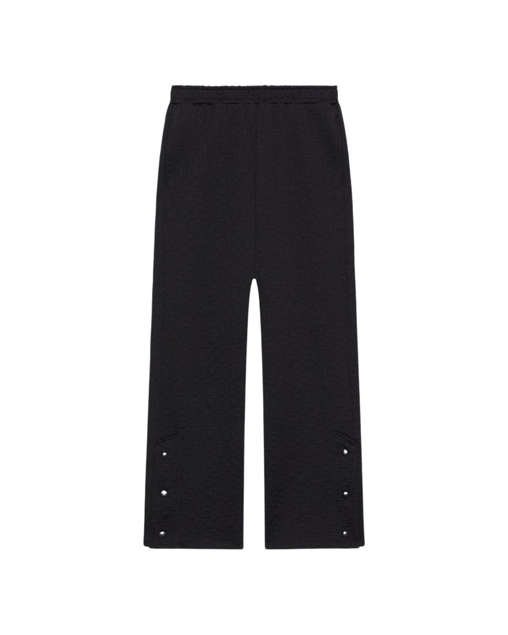 Gcds Black Straight Trousers for men