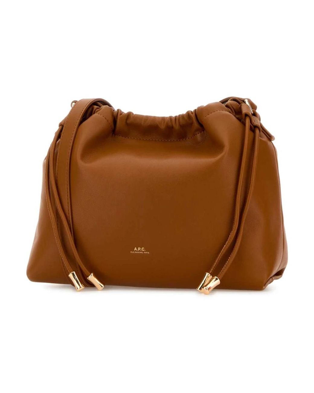 A.P.C. Brown Bucket Bags