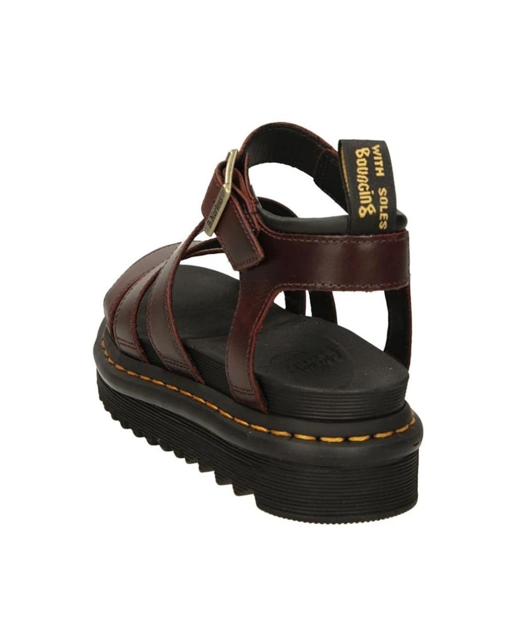 Dr. Martens Brown Flat Sandals