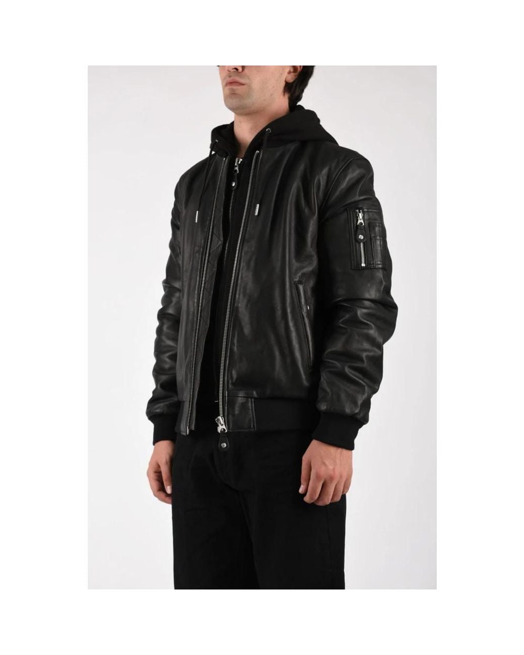Schott Nyc Black Leather Jackets for men