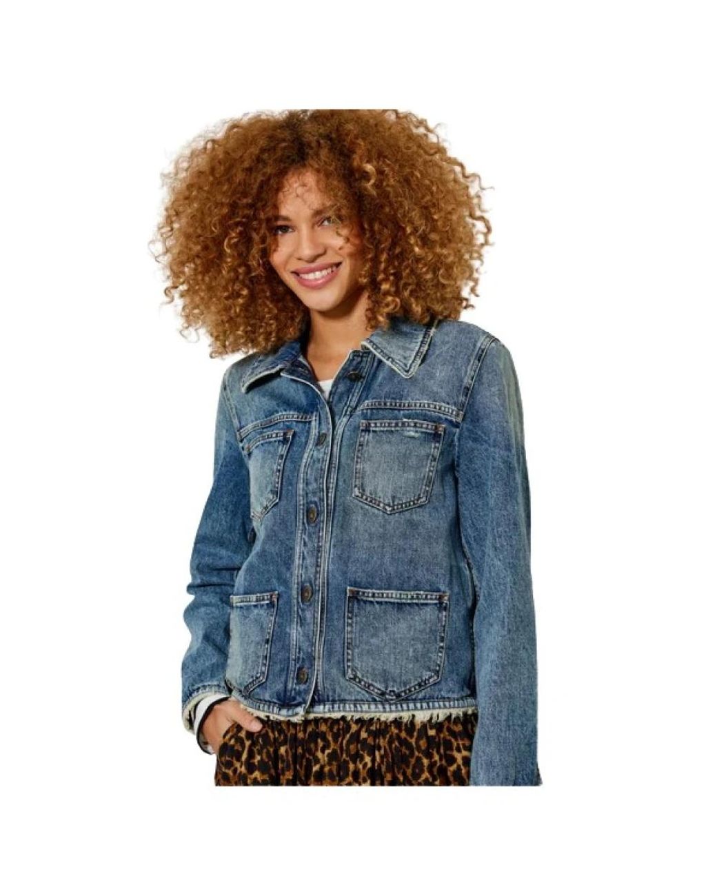 Five Jeans Blue Denim Jackets