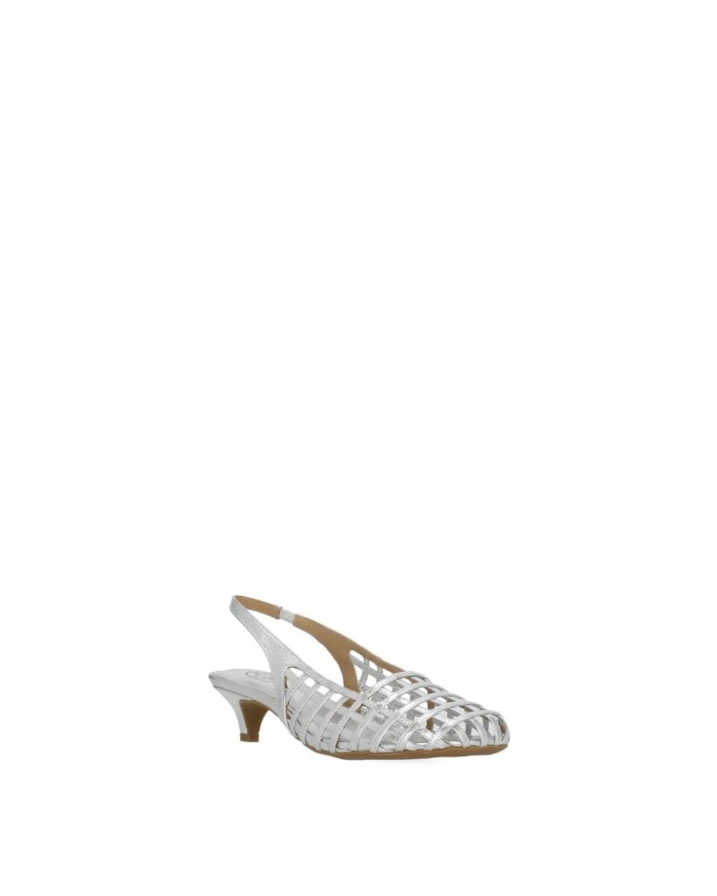 Ash White Pumps