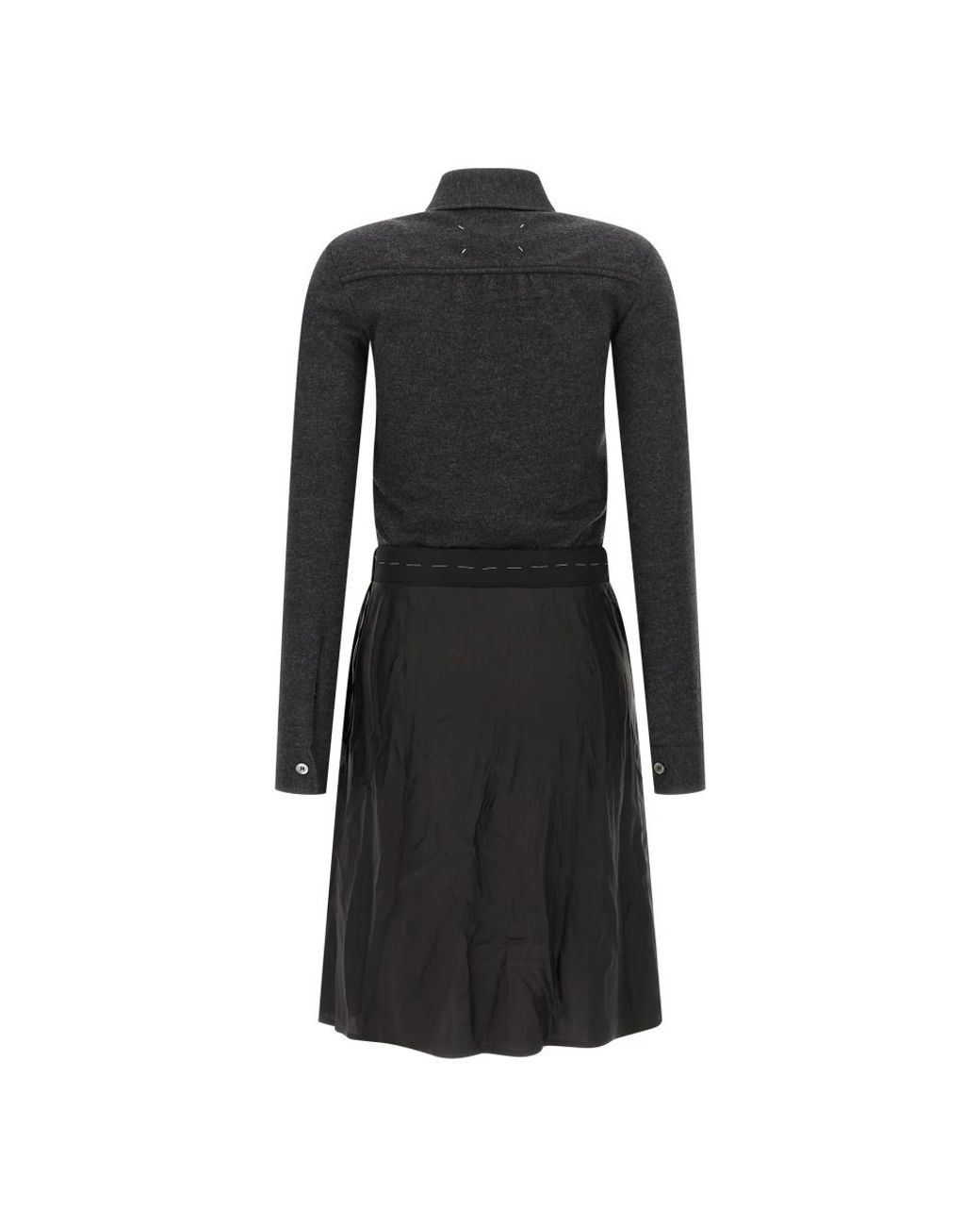 Maison Margiela Black Shirt Dresses