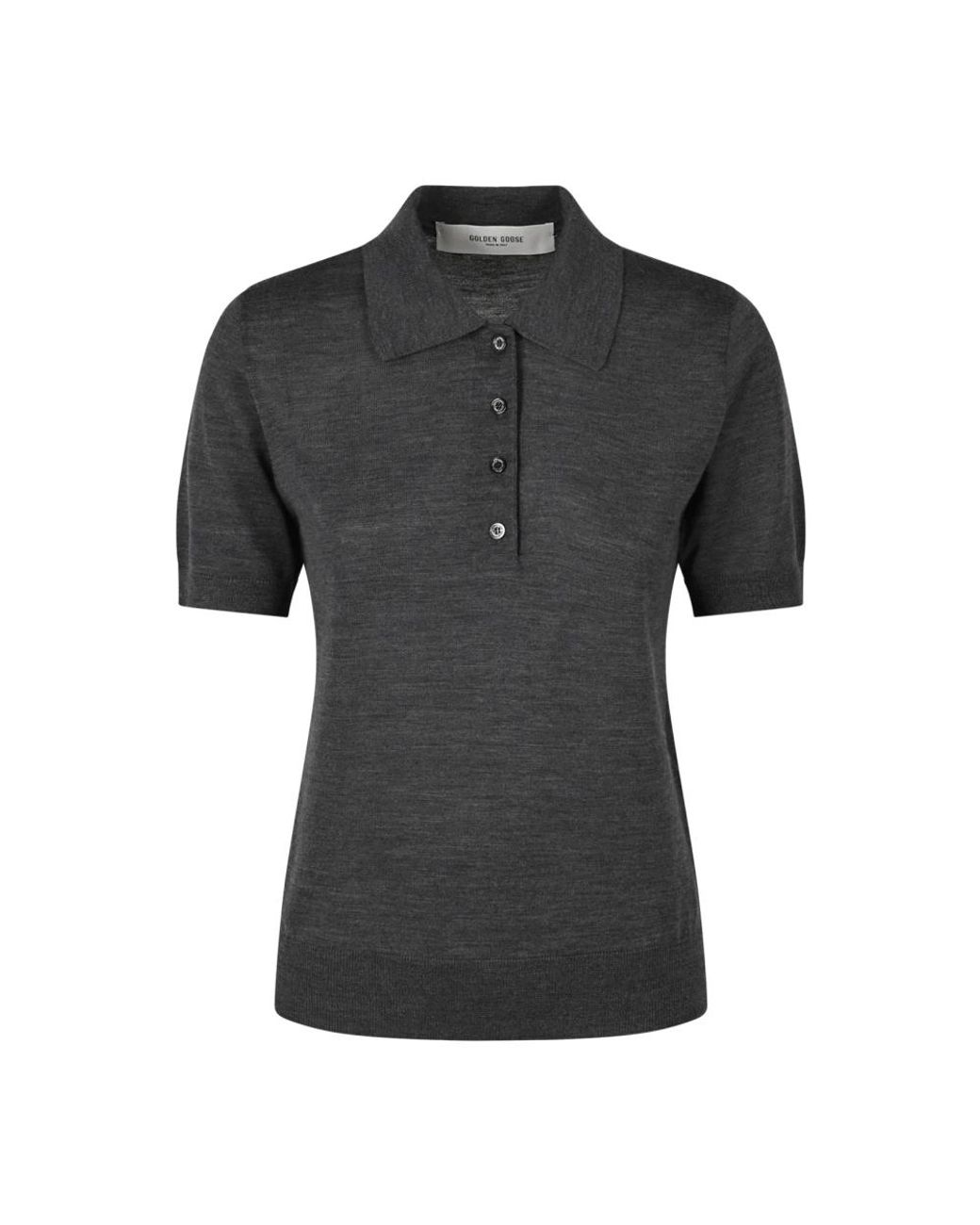 Golden Goose Deluxe Brand Black Polo Shirts