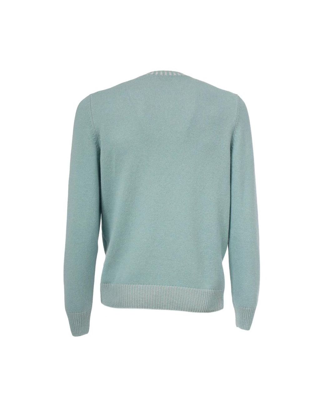 Gran Sasso Blue Round-Neck Knitwear for men