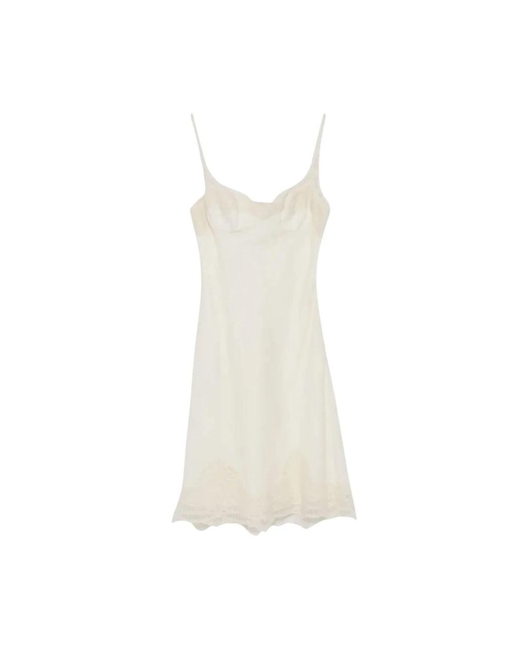 Ermanno Scervino Jurk Met Borduursel in het White