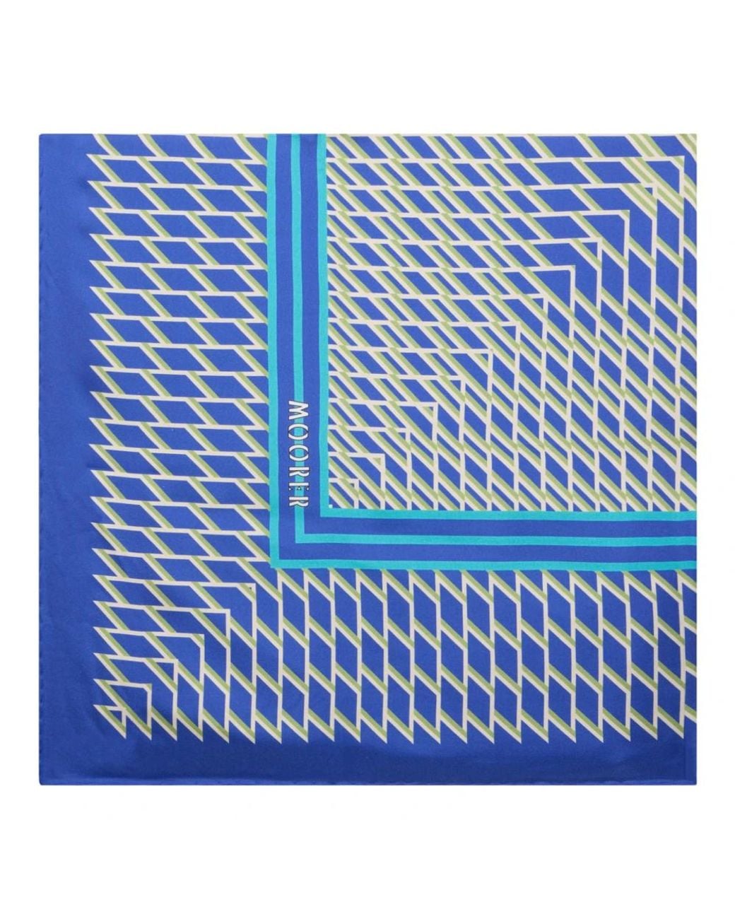 Moorer Blue Silk Scarves
