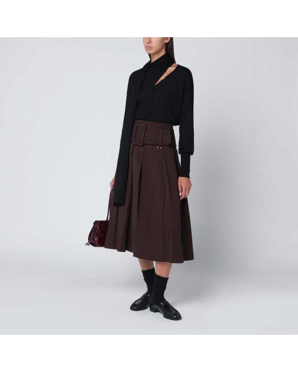 Roberto Collina Black Round-Neck Knitwear