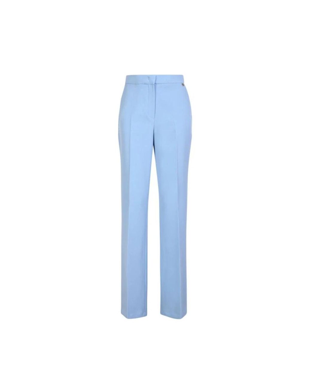 Liu Jo Blue Straight Trousers