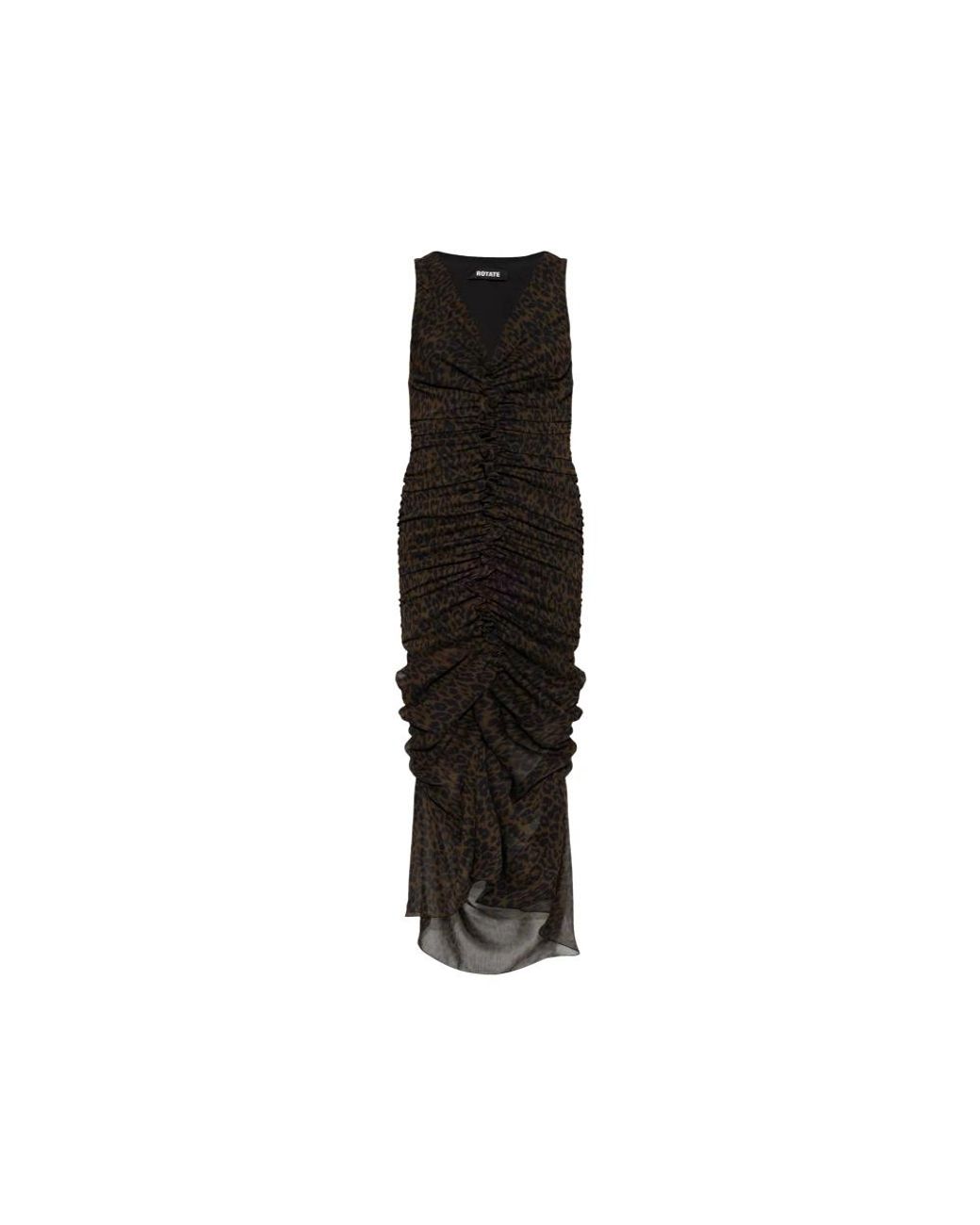 ROTATE BIRGER CHRISTENSEN Black Midi Dresses