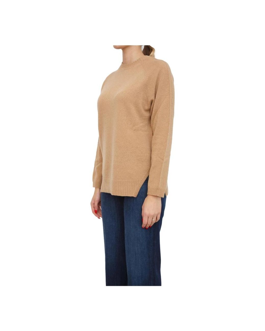 Twinset Blue Round-Neck Knitwear