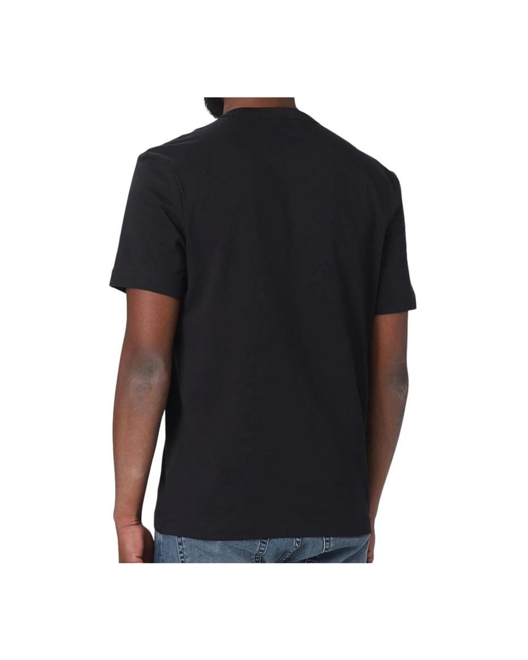 T-Shirts Blauer de hombre de color Black